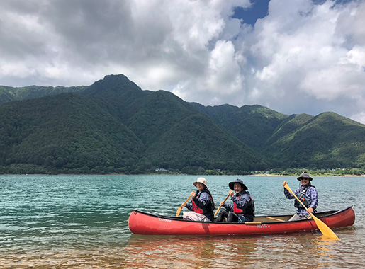 【Saiko Lake Canoe Tour】　